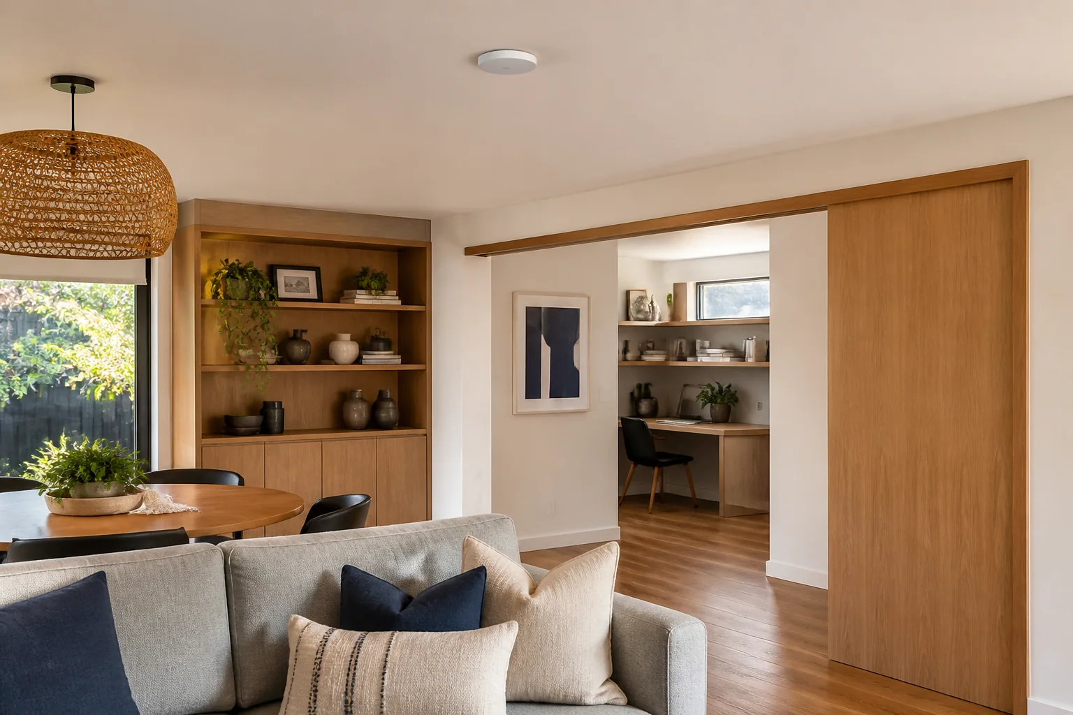 Discreet home Wi-Fi access point installation